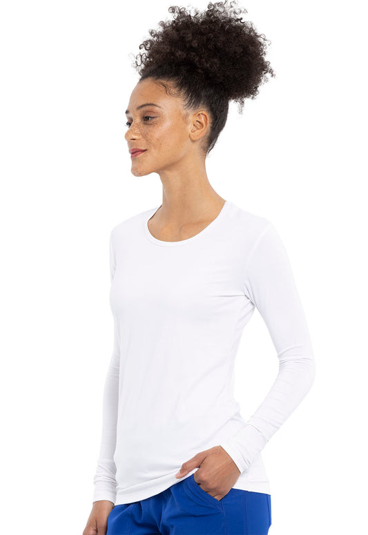 Cherokee Long Sleeve Underscrub Knit Tee