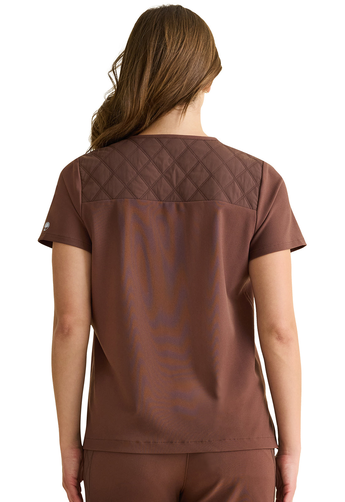 Women's Kiana Knit V-Neck Scrub Top