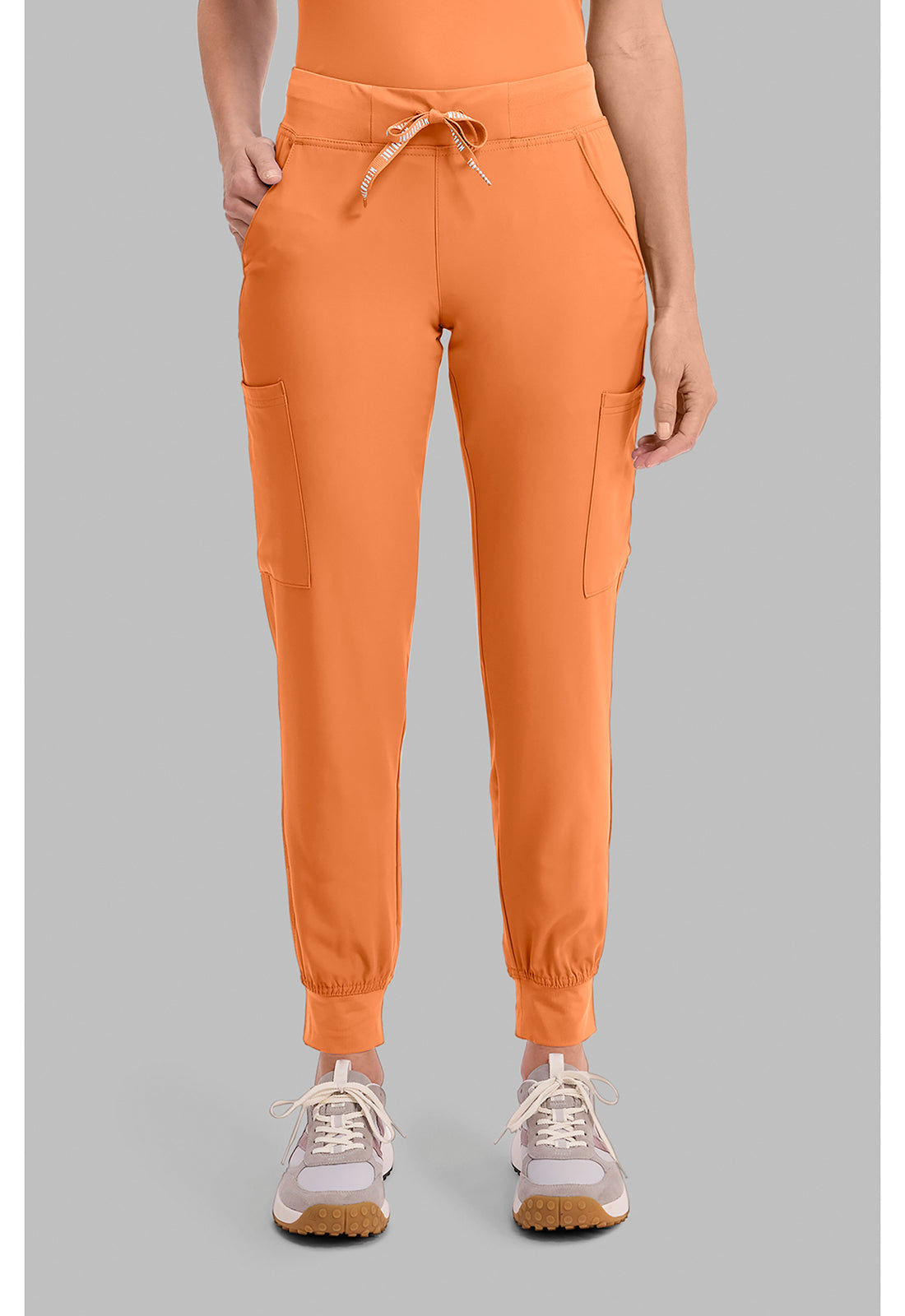 Healing Hand Women's Scrub Jogger in Papa Don't Peach MC2711