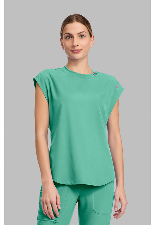 Med Couture Round Neck Tuckable Scrub Top