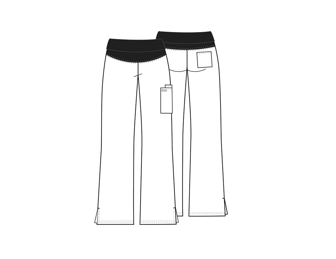 Maternity Knit Waist Pull-On Scrub Pants