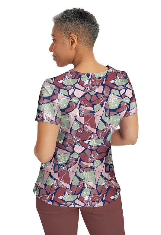 Women's Autumn Kiss Scrub Top