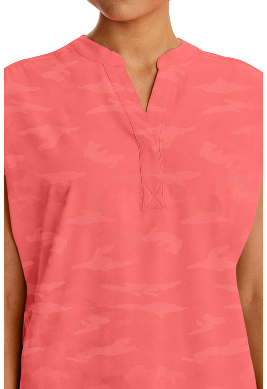 Women's Journey Camo Scrub Top