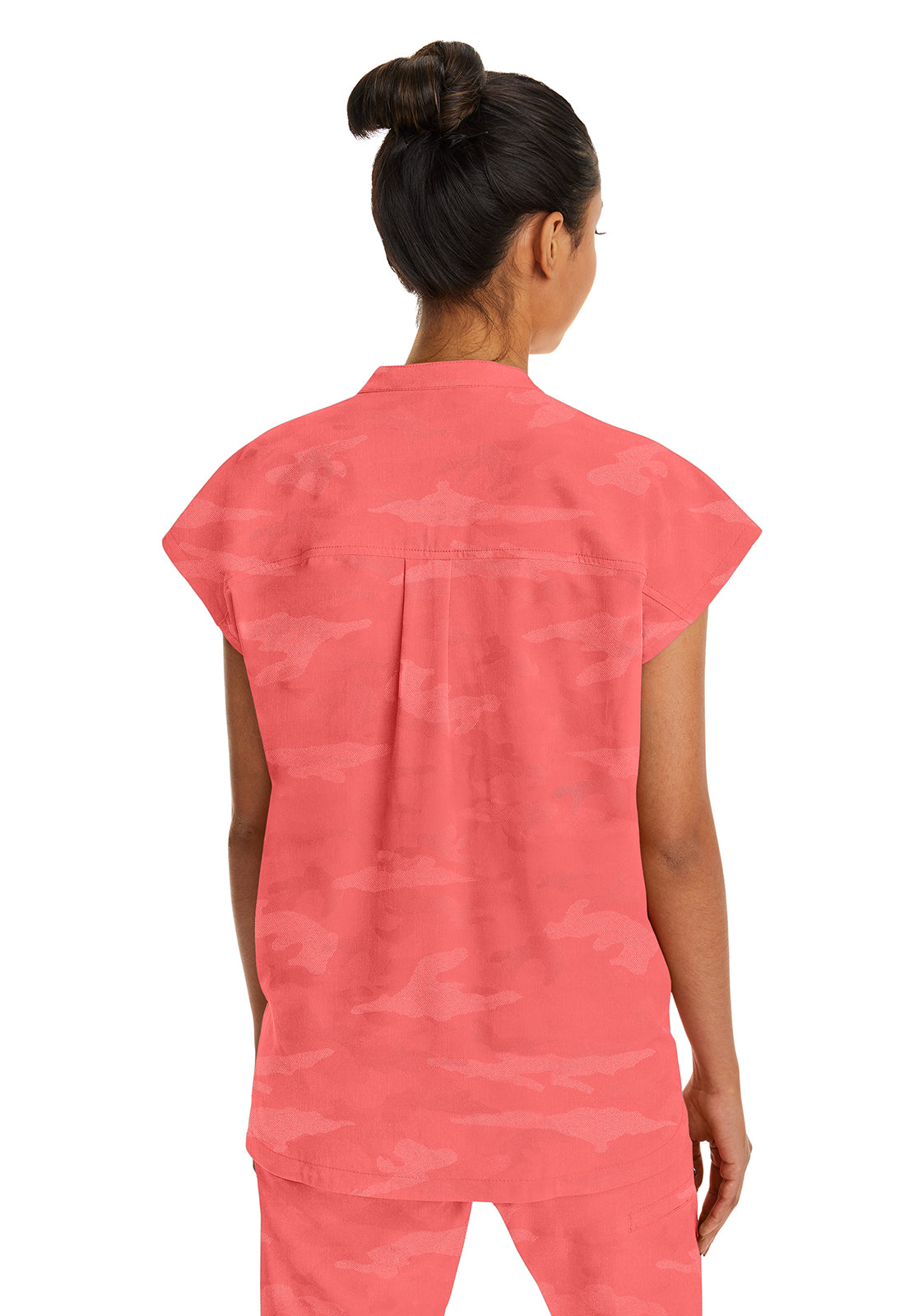 Women's Journey Camo Scrub Top