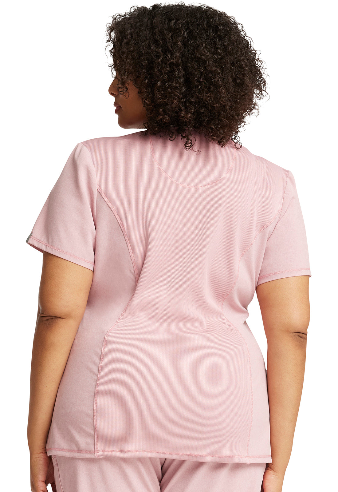 V-Neck Top in Frosted Rose Heather