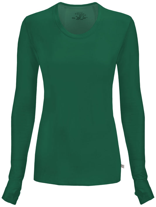 Women's Long Sleeve Underscrub Knit Tee