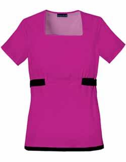 FINAL SALE, Medical, Tops, Women 2949 Cherokee Women Contrast Tie Top 2949