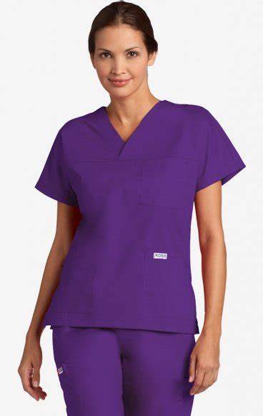 Womenn's 3 Pocket V-Neck Scrub Top