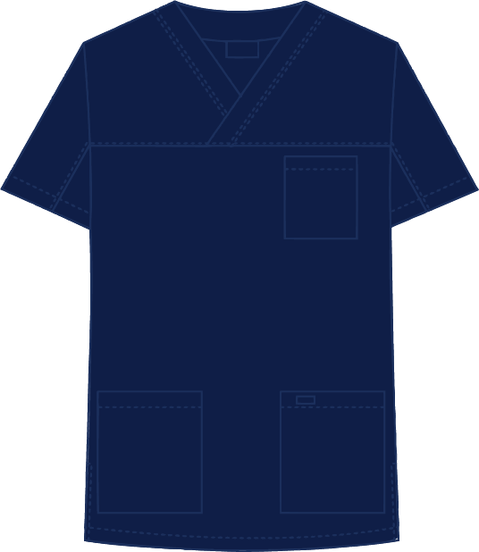 Womenn's 3 Pocket V-Neck Scrub Top