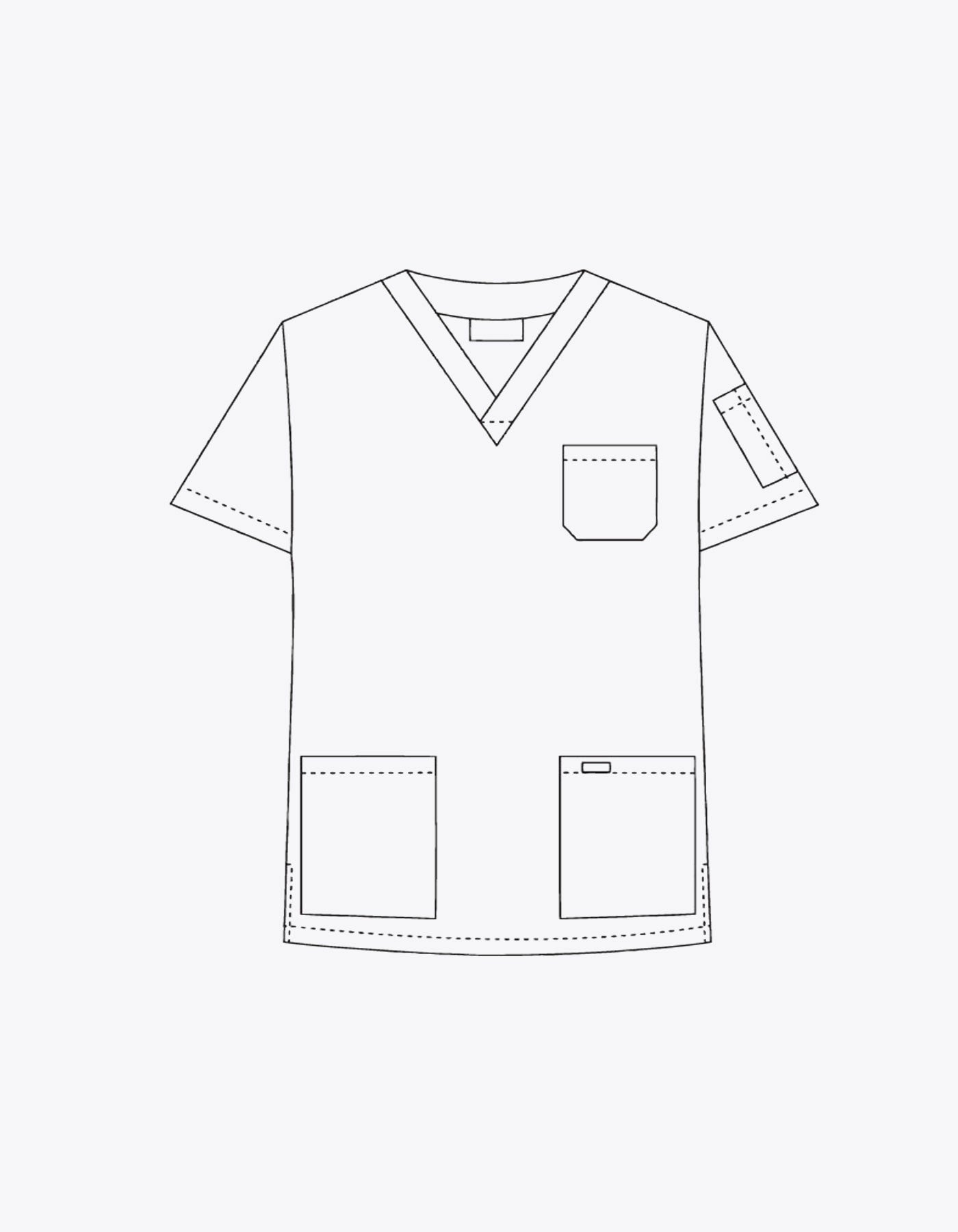 V-Neck UNISEX Scrub Top