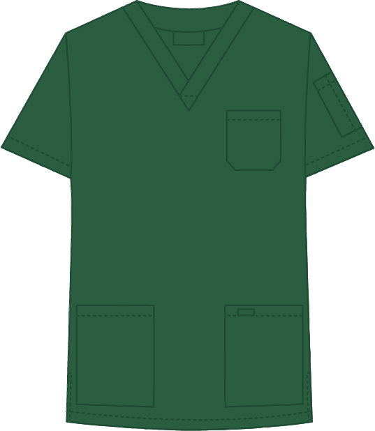 V-Neck UNISEX Scrub Top