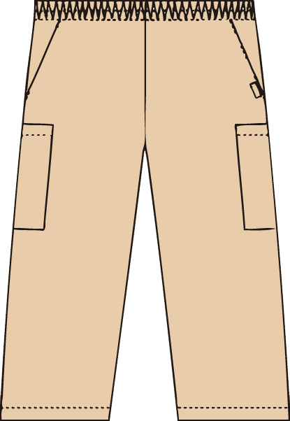 Women's Flip Flap Capri Scrub Pants