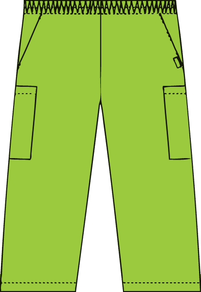 Women's Flip Flap Capri Scrub Pants