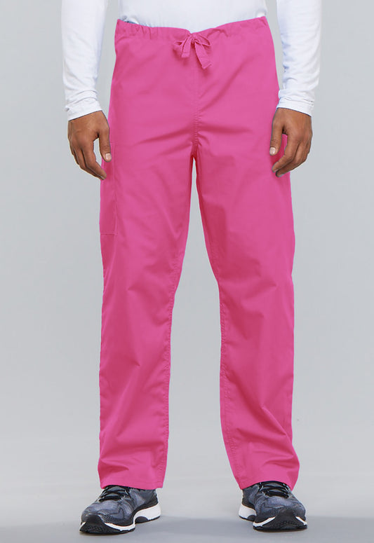 Unisex Drawstring Cargo Pant in Shocking Pink 4100 and 4100S KAHKI