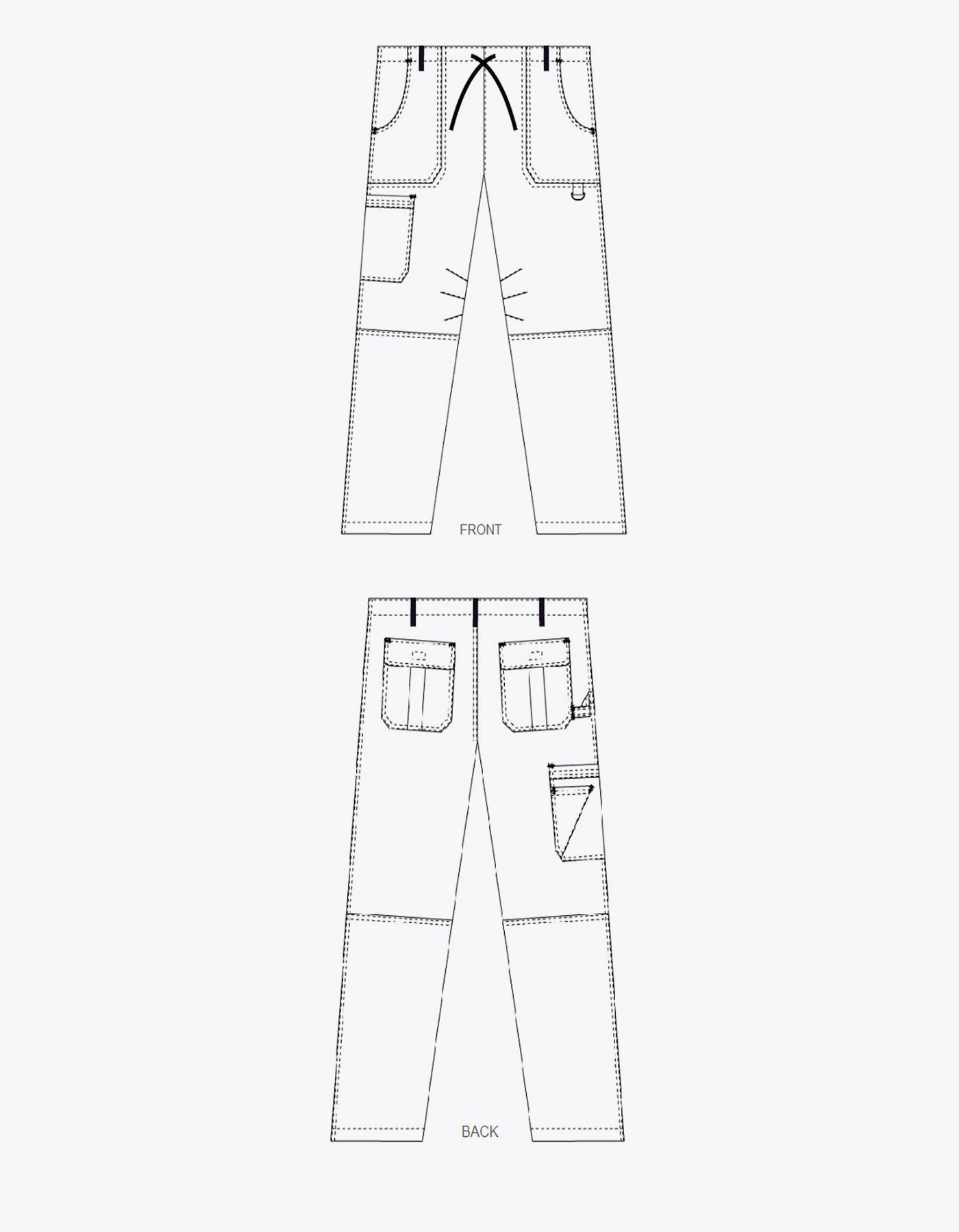 Mobb Women's Comfort Rise Drawstring Elastic Scrub Pants 412P