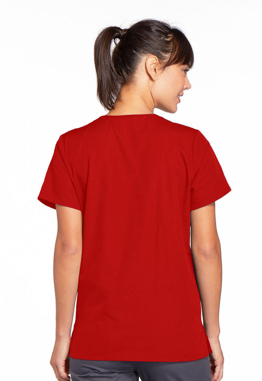 Snap Front V-Neck Top