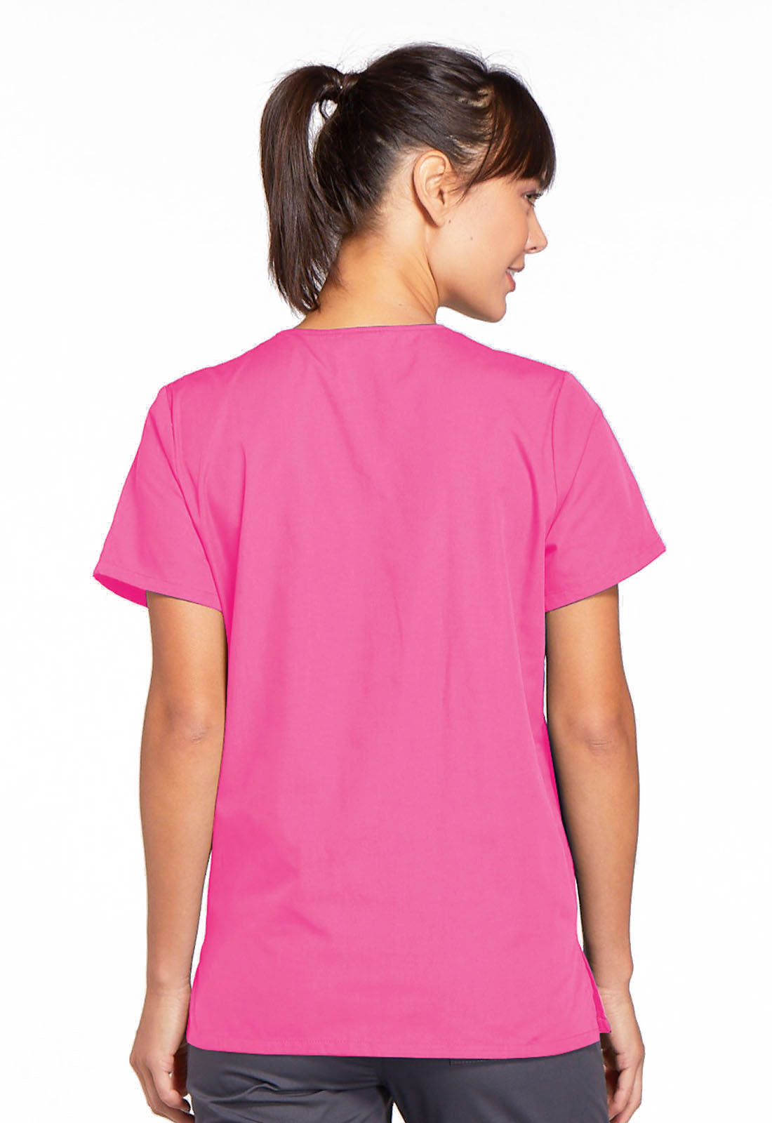 Snap Front V-Neck Top