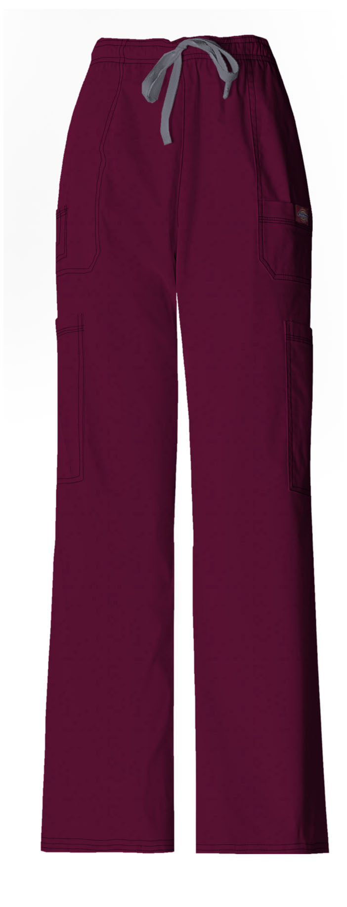 Men's Drawstring Cargo Scrub Pants