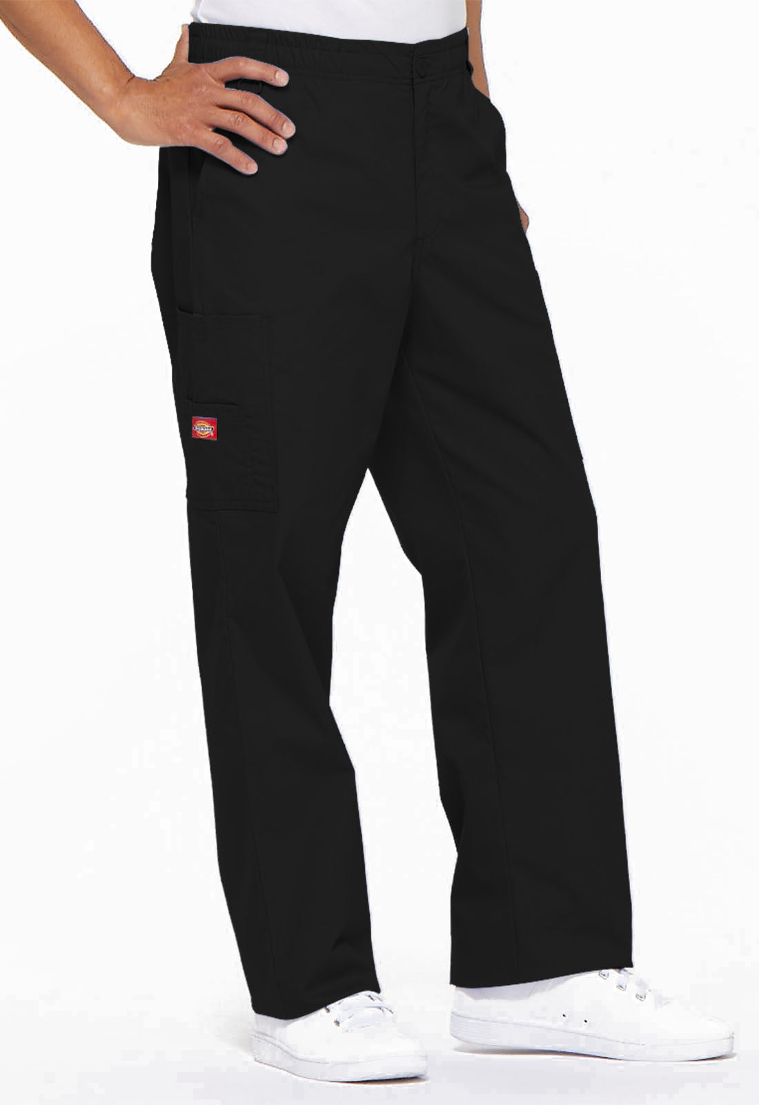 Men's Drawstring Cargo Scrub Pants