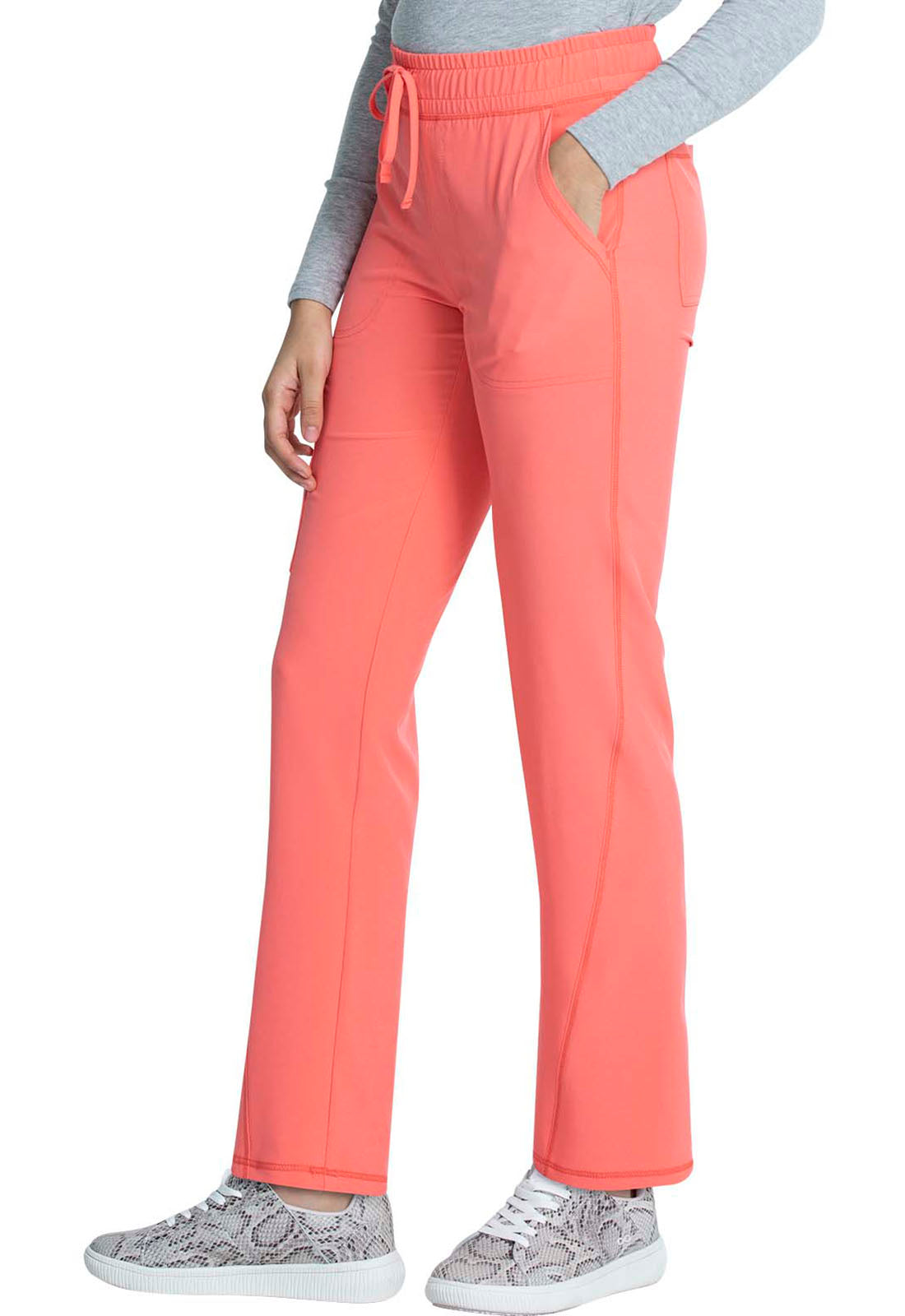 Mid Rise Tapered Leg Drawstring Pant CKA184