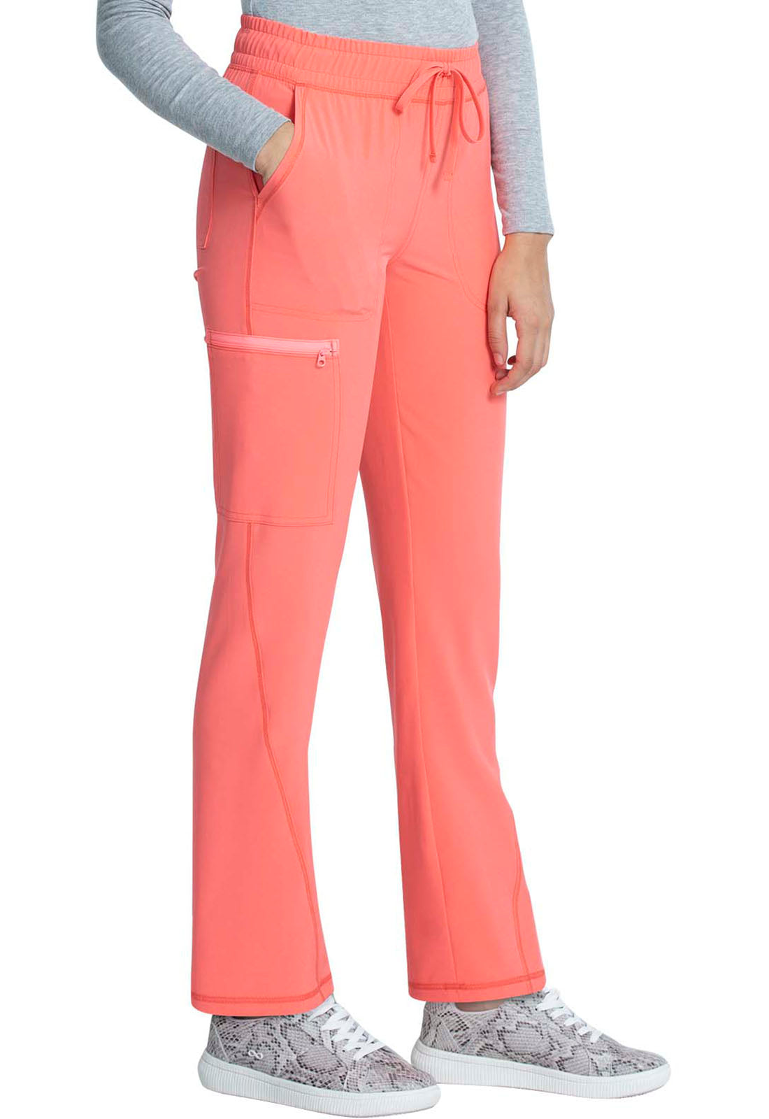 Mid Rise Tapered Leg Drawstring Pant CKA184