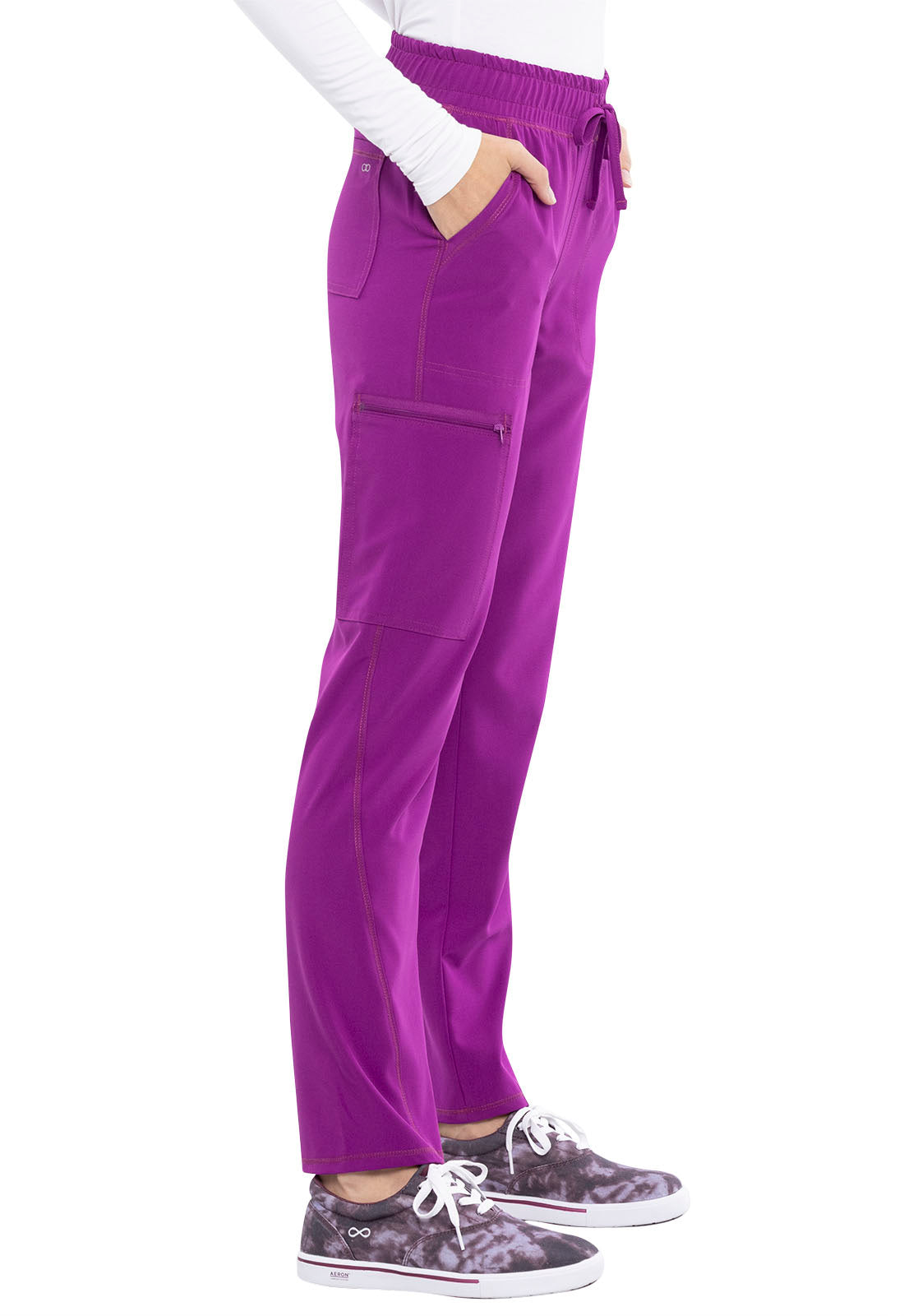 Mid Rise Tapered Leg Drawstring Pant CKA184