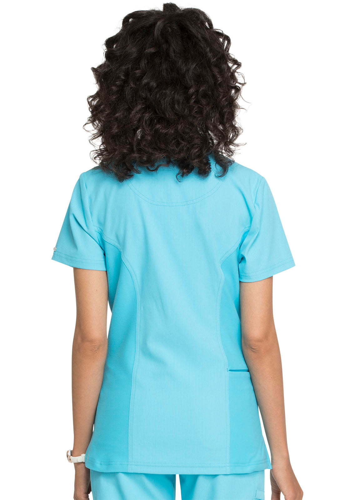 Mock Wrap Top in Turquoise EL620