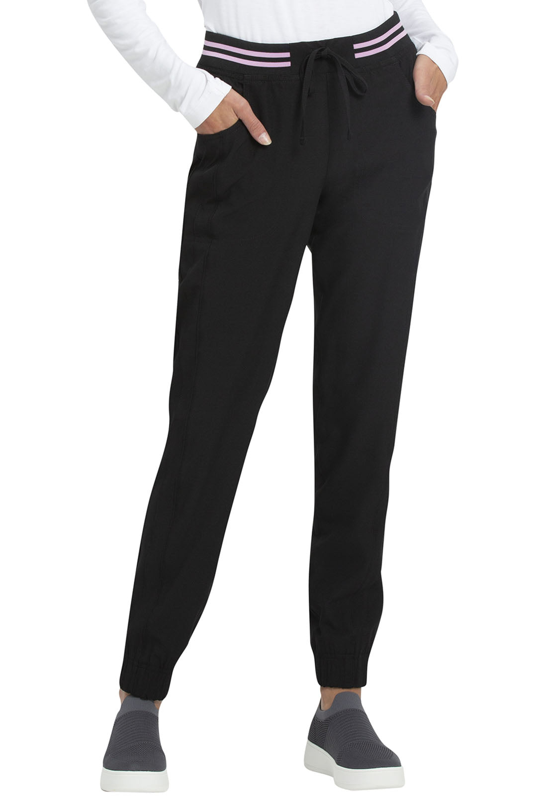 Rib Knit Waist Jogger Pant
