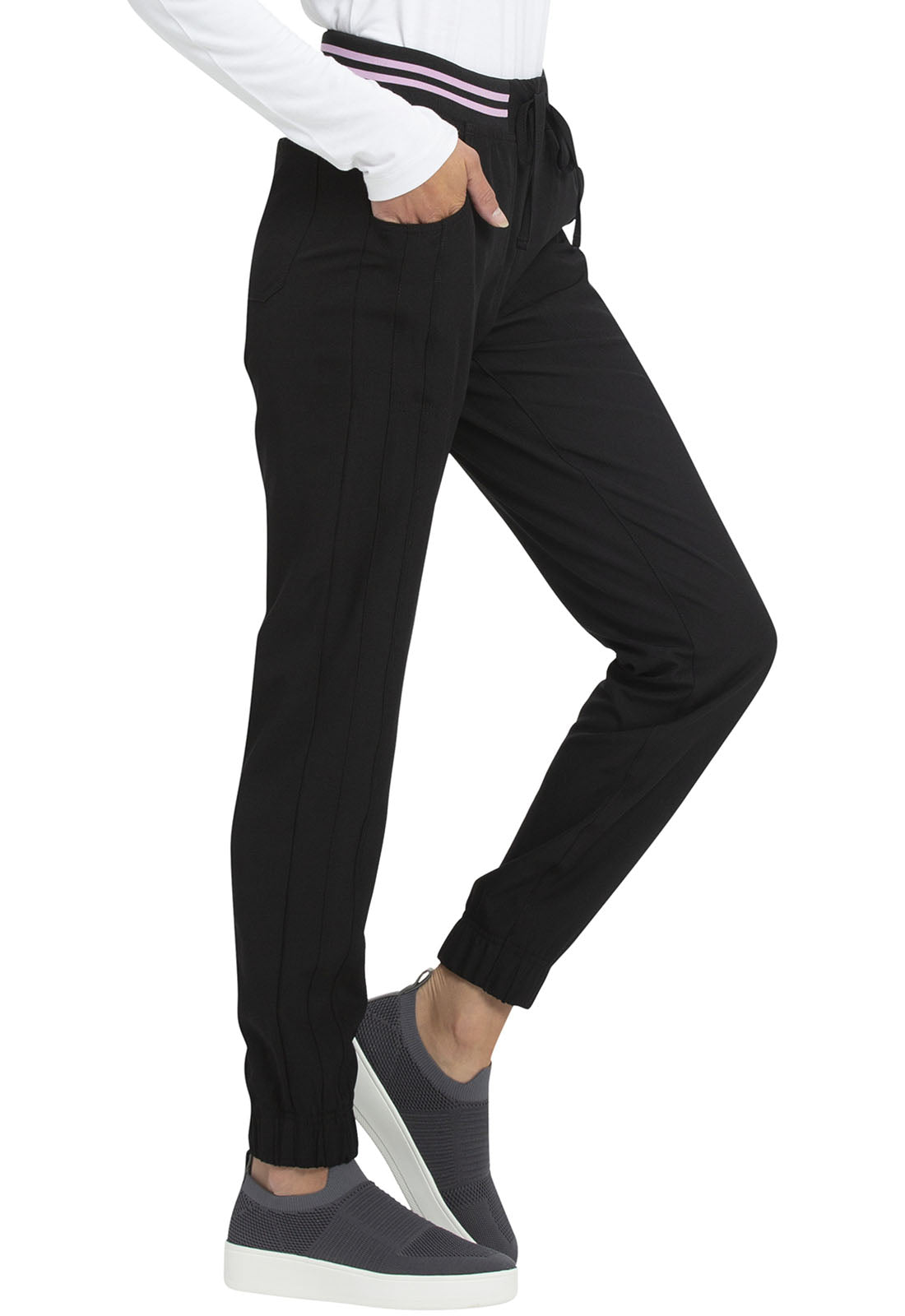 Rib Knit Waist Jogger Pant