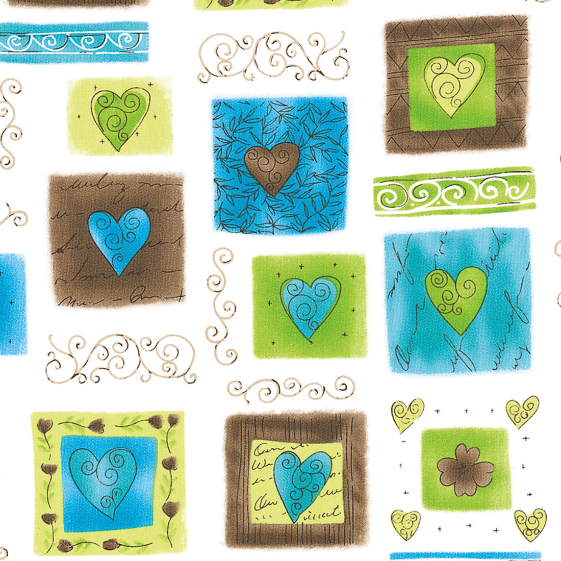 Cherokee Women Snap Front Warm-Up Scrub Jacket in Victorian Hearts