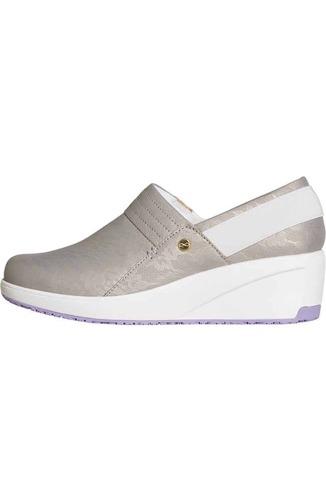 Infinity Footwear Glide in Metallic Snake