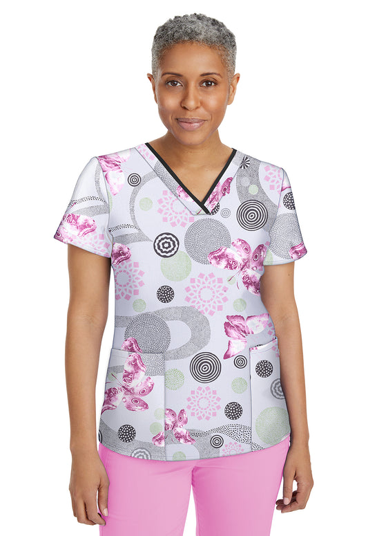 Medical, Tops, Women Amanda Top in Taffy Pink