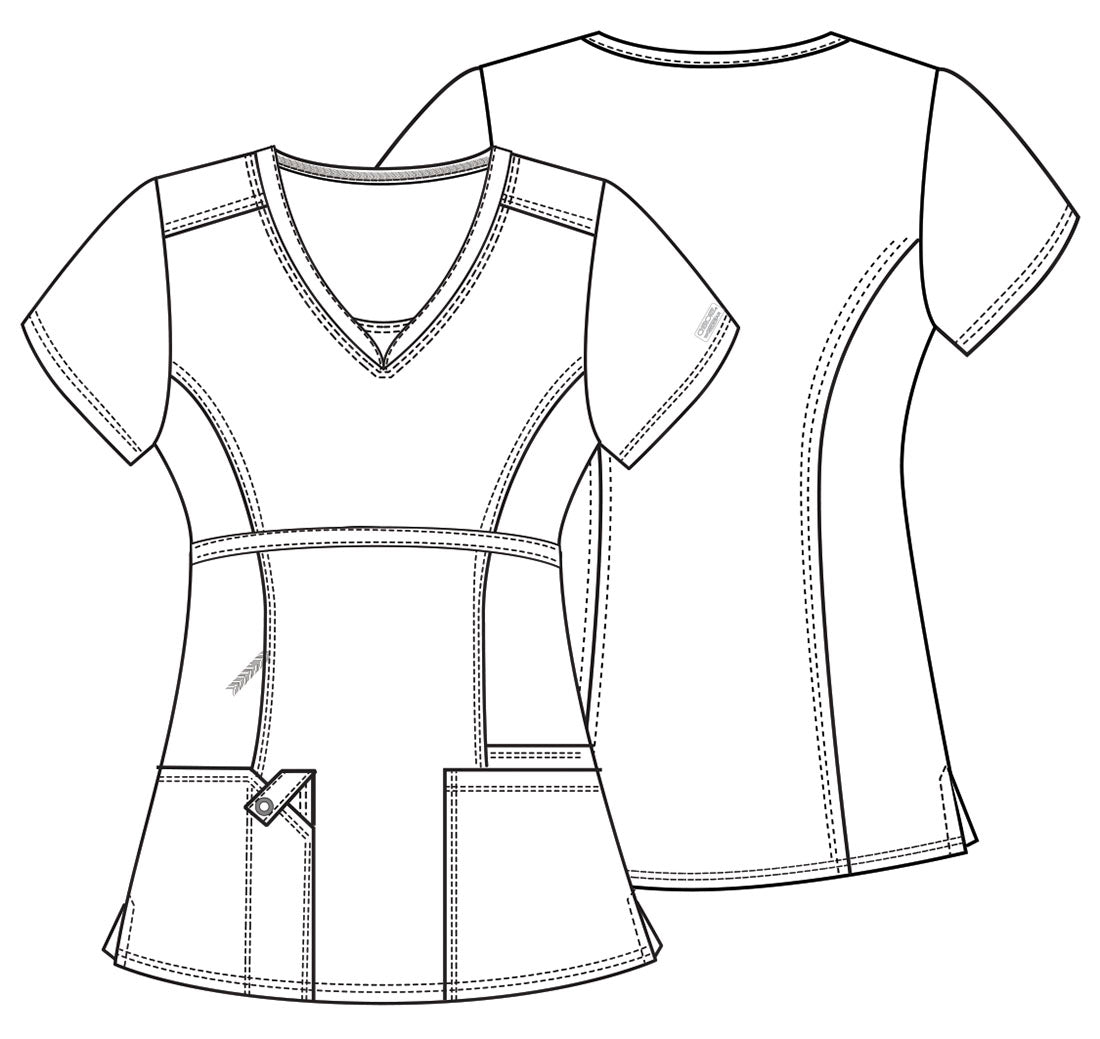 Authentic Cherokee Workwear Core Stretch Scrub Top