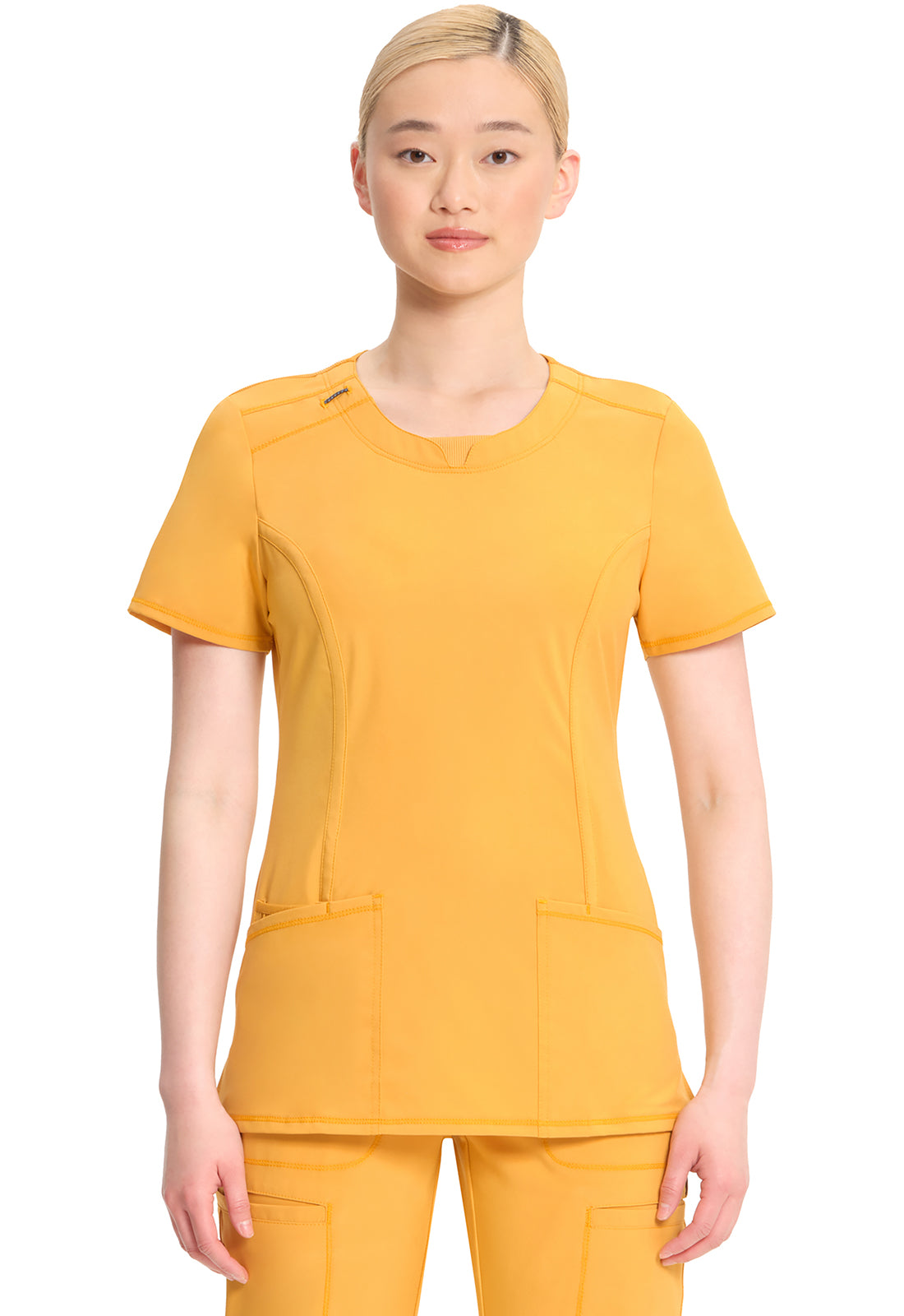 Infinity 3-pockets  Round Neck Scrub Top 2624a