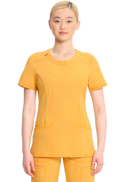 Infinity 3-pockets  Round Neck Scrub Top 2624a