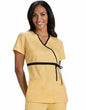 Cherokee Mock Wrap Scrub Top