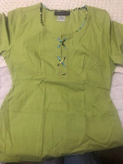 BabyPhat Women's Round  Scrub Top