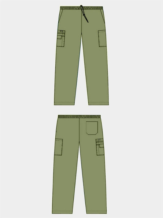 Pantalon médical unisexe à cordon de serrage Mobb