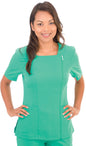 Professional Choice Women's 4-Way Stretch Zippered  Scrub Top