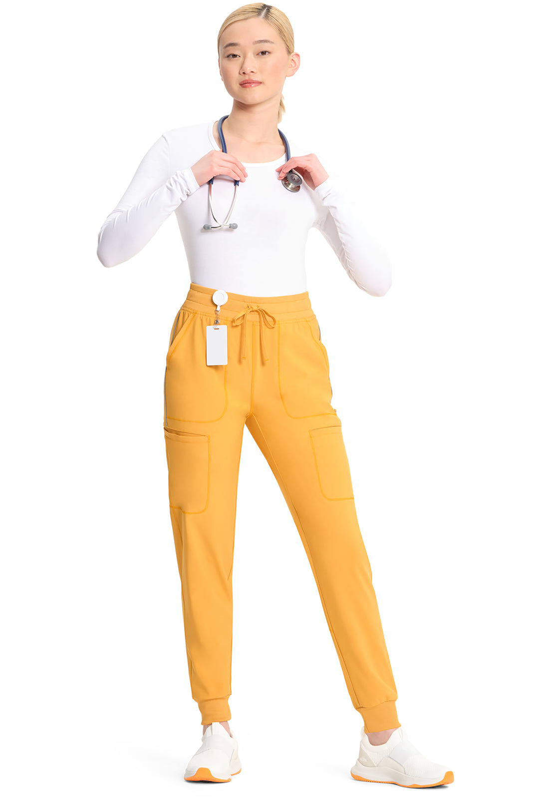 Cherokee Infinity Women's Mid Rise Jogger Scrub Pants CK080A