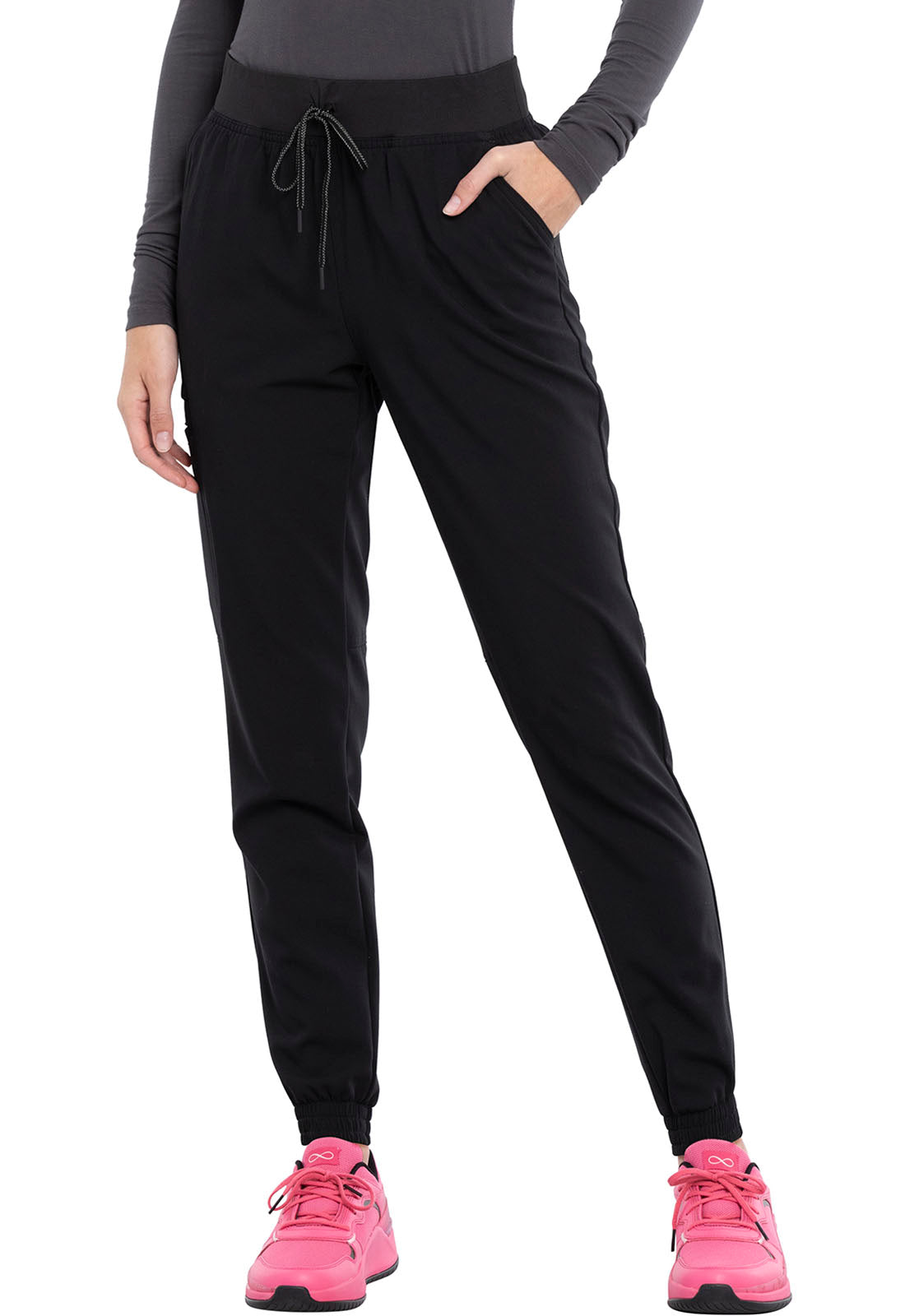 Mid Rise Jogger in Black CK260A