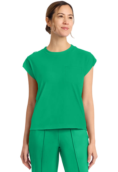 Cherokee Achieve Women's 1-Pocket Crew Neck Scrub Top