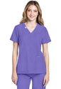 V-Neck Top in Electric Lavender