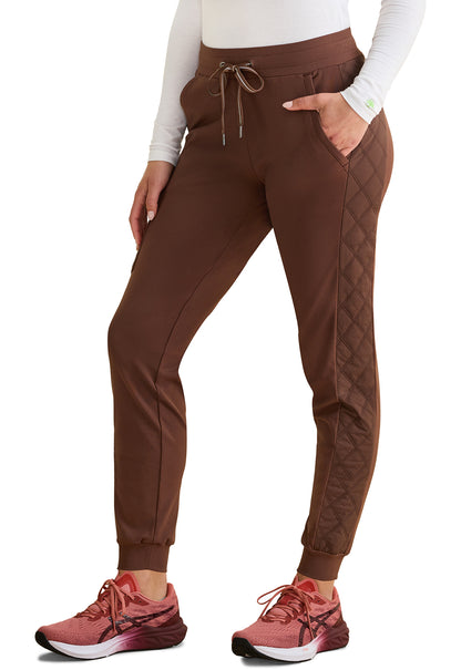 Kenya Knit Mid Rise Jogger in Cocoa Brown