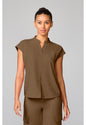 Healing Hands Quest Mandarin Collar Scrub Top HH757