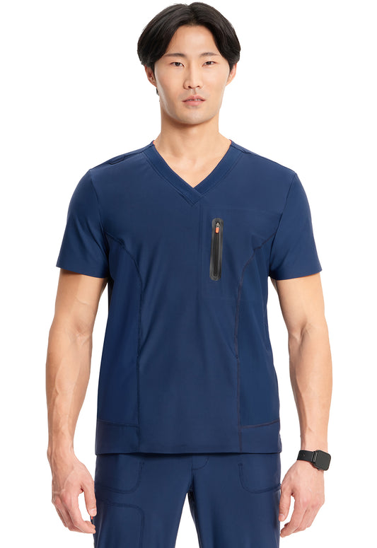 Infinity GNRB Men's Knit V-Neck Scrub Top IN823A