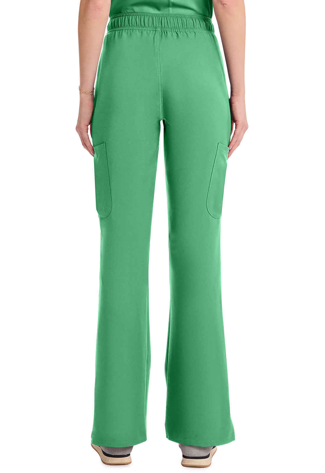 Med Couture Women's Mid Rise Flare Leg Scrub Pants MC010