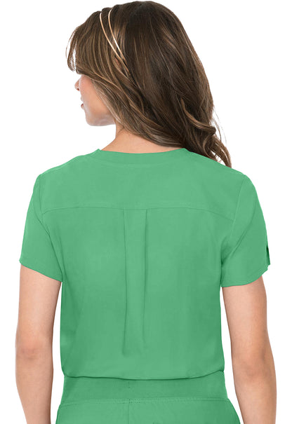 Med Couture One Pocket Tuck-In Scrub Top MC2432