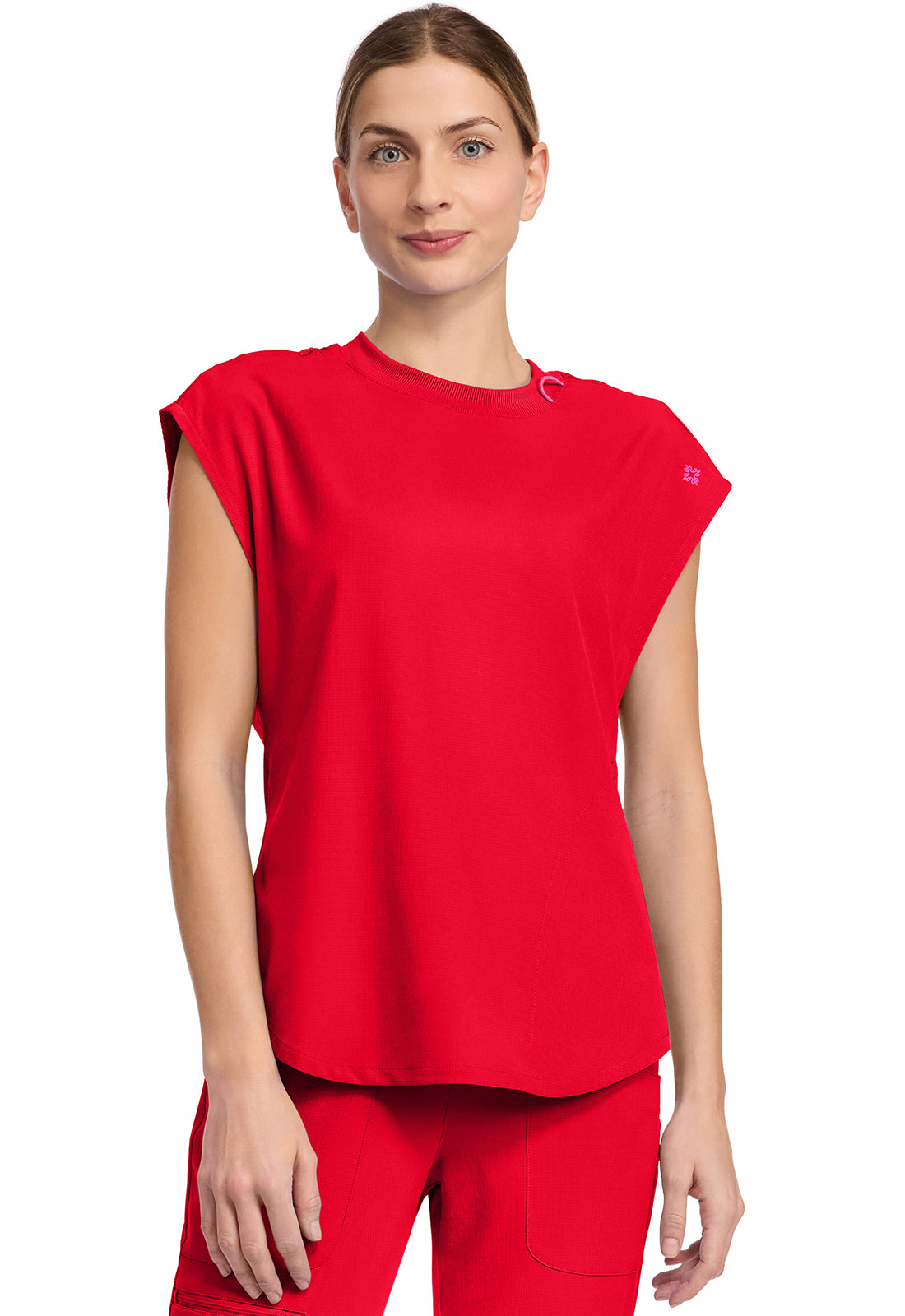 Med Couture Round Neck Tuckable Scrub Top