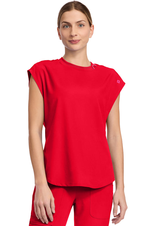 Med Couture Round Neck Tuckable Scrub Top